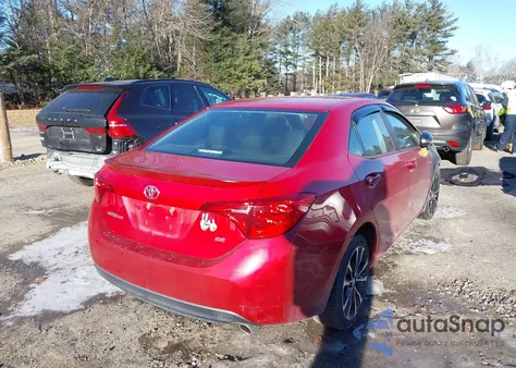 2018 Toyota Corolla Se z USA, uszkodzony, nr VIN 2T1BURHE0JC020337